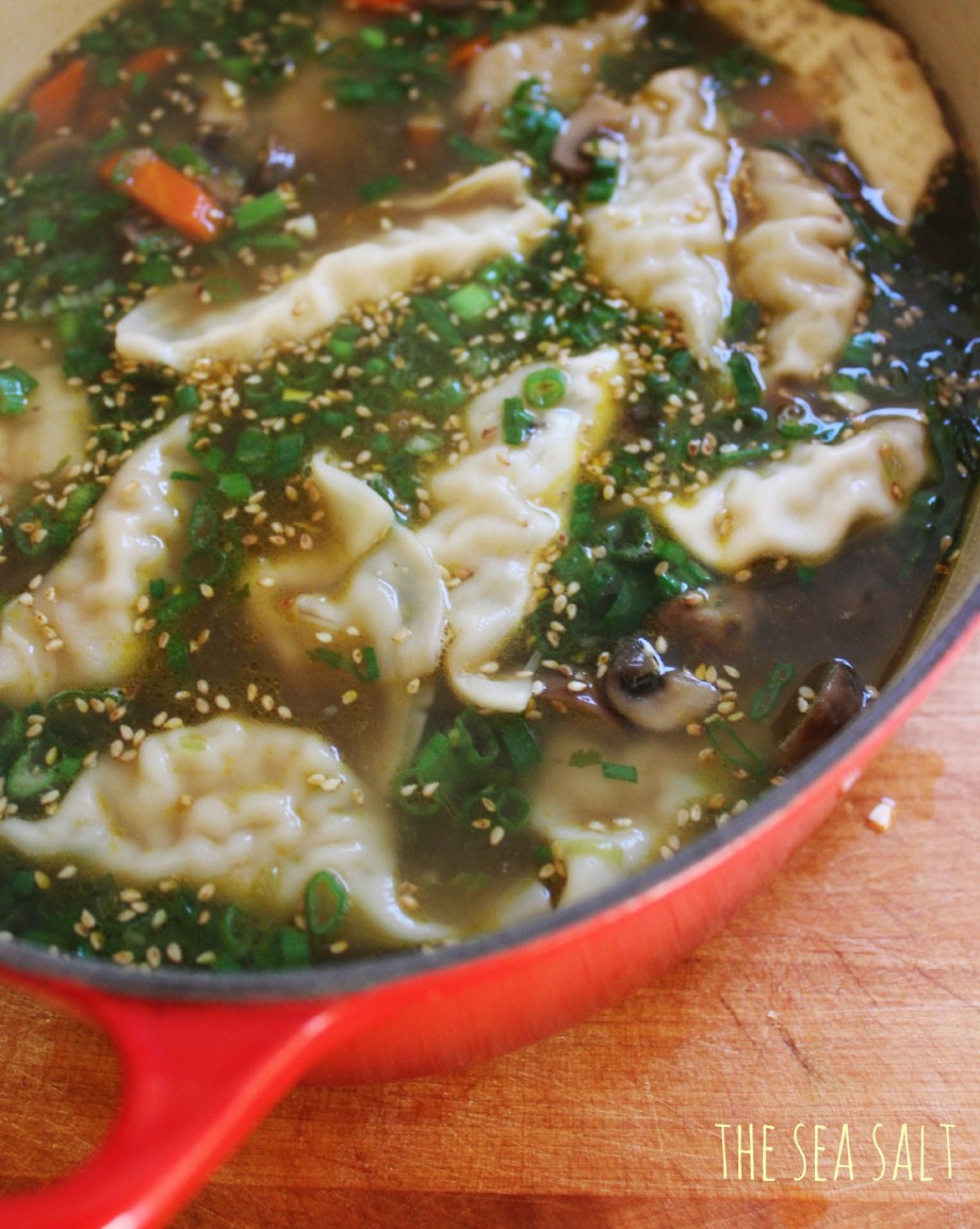 Easy Asian Potsticker Soup The Sea Salt