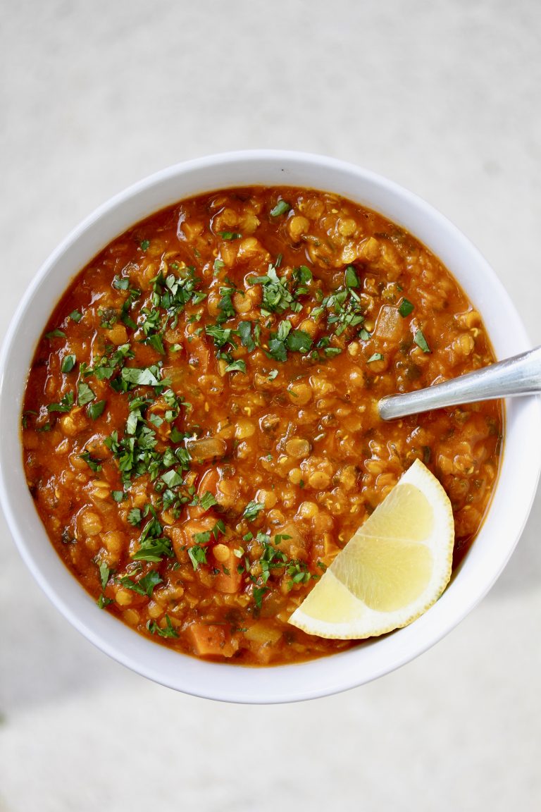 Moroccan Red Lentil Soup The Sea Salt