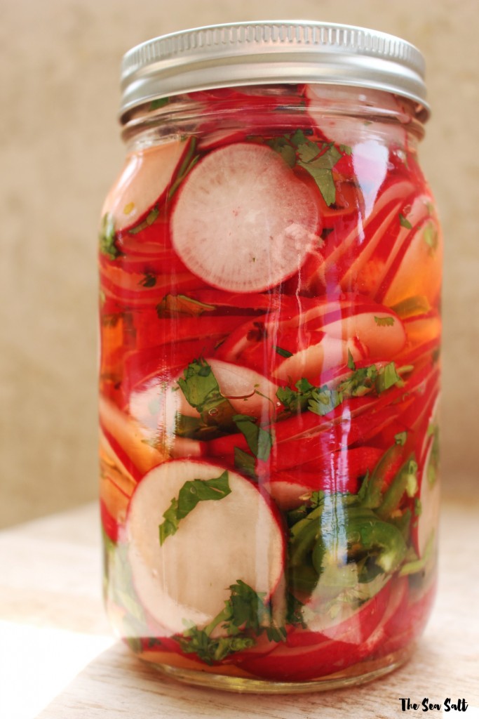 Pickled Radishes for Tacos