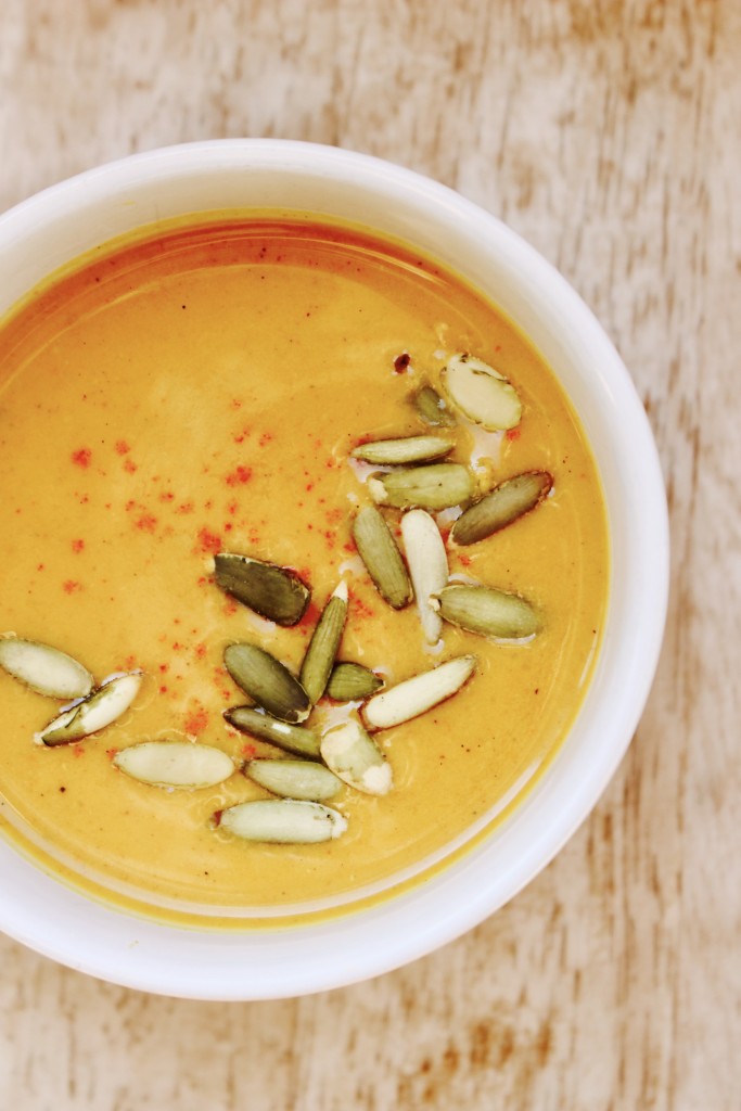 Smooth Coconut Curry Sweet Potato Soup