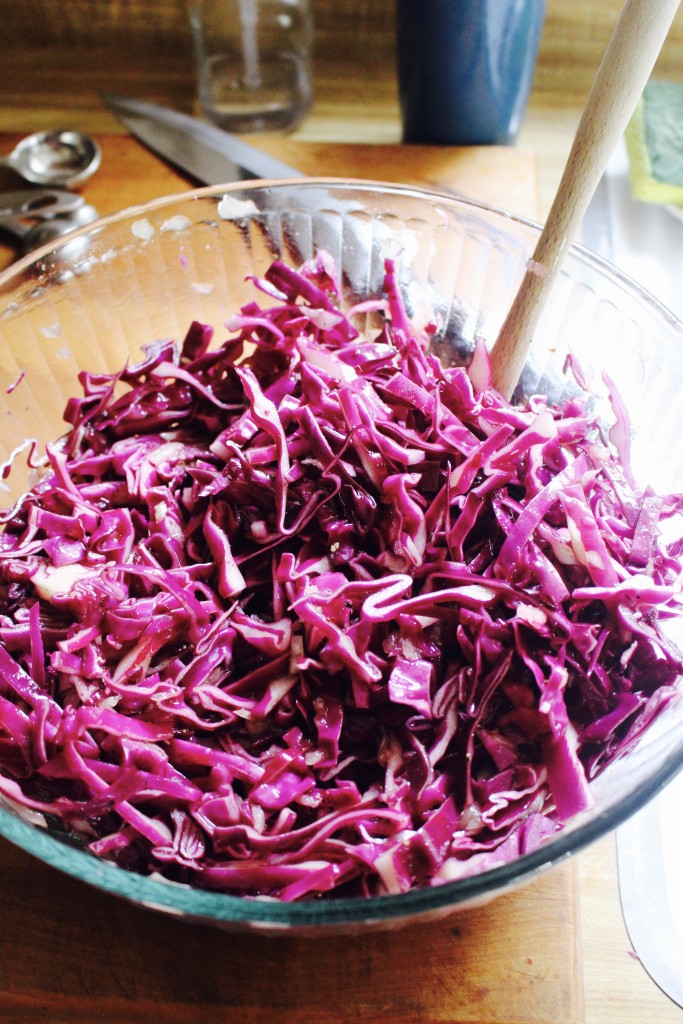 The Best Red Cabbage Salad