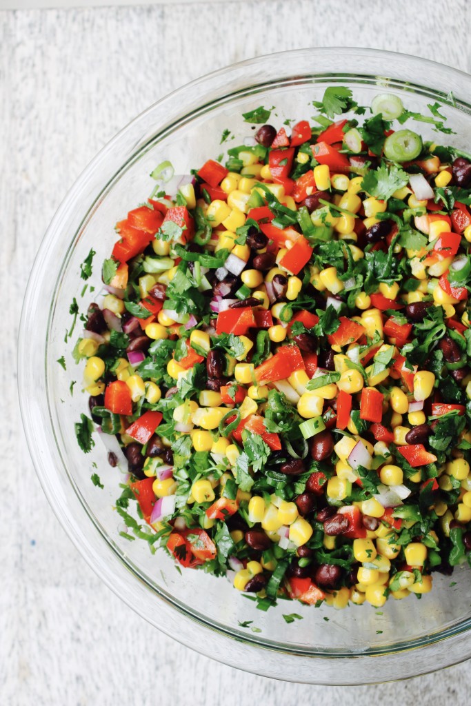 Summer Corn and Bean Salad with Fresh Herbs