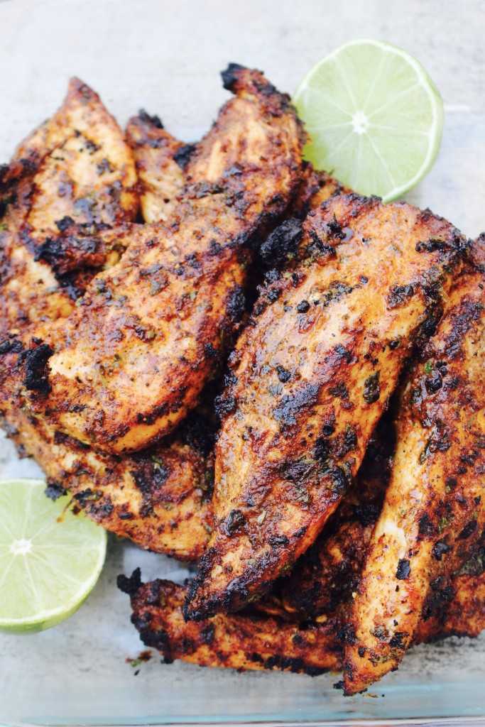 Grilled Taco Chicken with Lime and Cilantro