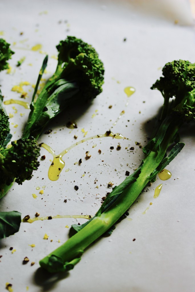 10 Minute Lemon Roasted Broccolini